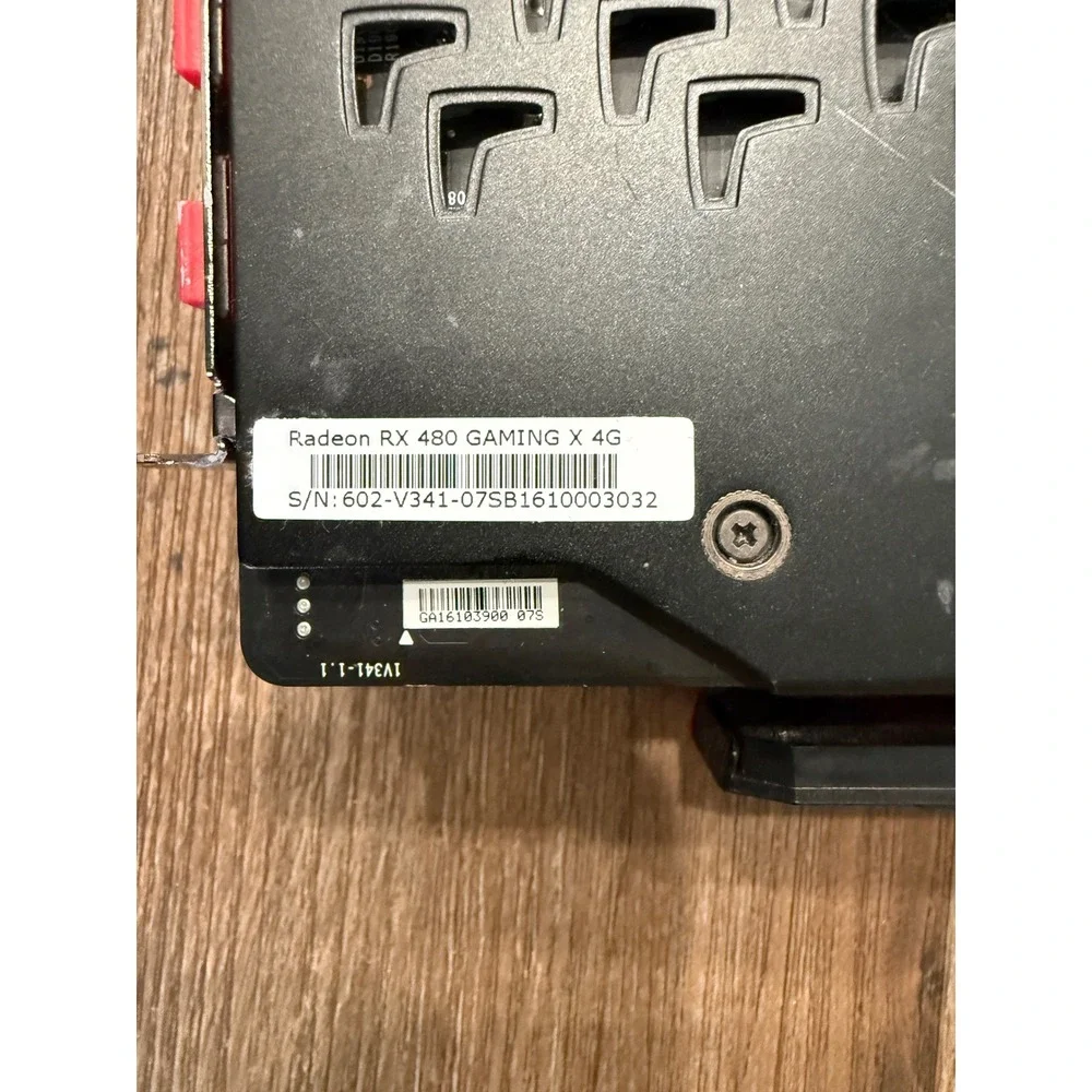 MSI Radeon RX 480 Gaming X 4G Graphics Card AMD GPU Twin Frozr‎ VI 602-V341-07S
